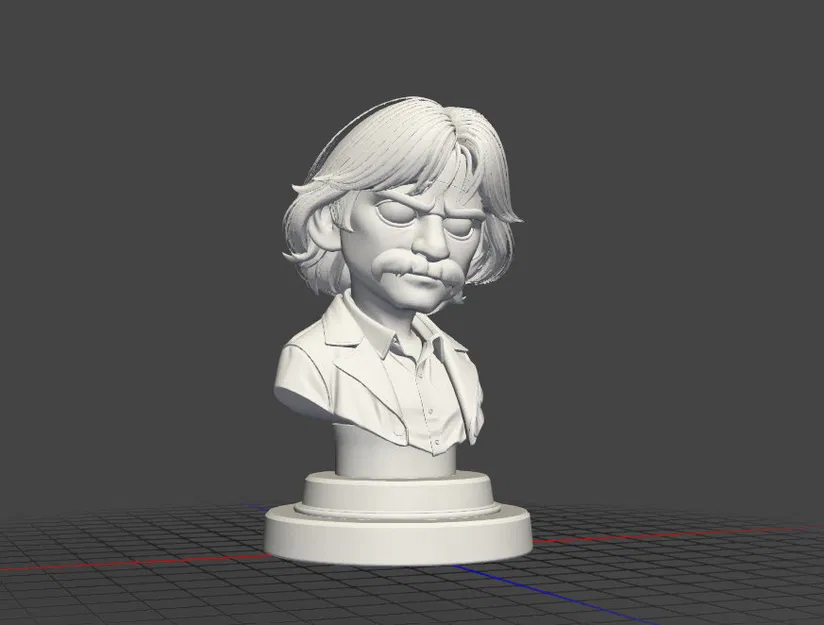 Mô hình 3D Behzat Ç. phiên bản hoạt hình độc đáo - Image 3