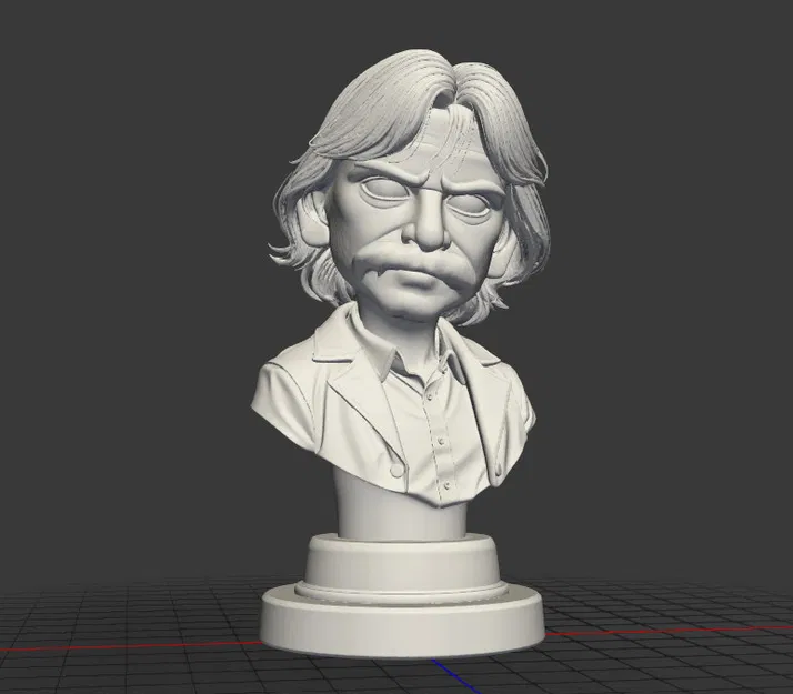 Mô hình 3D nhân vật Behzat Ç. - Tượng bán thân trang trí độc đáo - Image 3