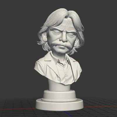 Mô hình 3D nhân vật Behzat Ç. - Tượng bán thân trang trí độc đáo