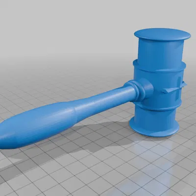 Mô hình 3D búa Higuruma Jujutsu Kaisen (JJK Cursed Tool)