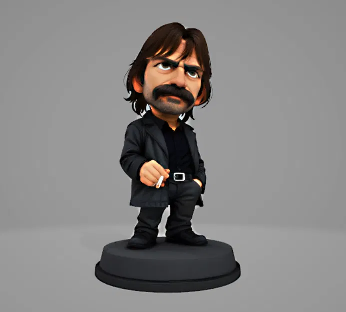 Mô hình 3D nhân vật Behzat Ç. phong cách Chibi cho người hâm mộ - Image 2