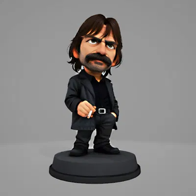 Mô hình 3D nhân vật Behzat Ç. phong cách Chibi cho người hâm mộ