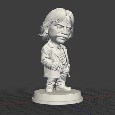 Mô hình 3D nhân vật Behzat Ç. phong cách Chibi cho người hâm mộ