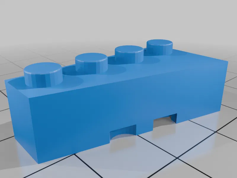 Gạch Wedge Stone 2x4 (mã 41767) tương thích với Lego - Image 1