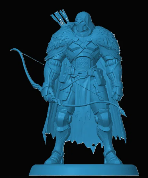 Mô hình Warforged Ranger cho game RPG - Image 1