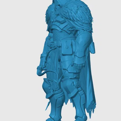 Mô hình Warforged Ranger cho game RPG