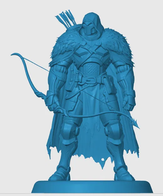 Mô hình Warforged Ranger cho game RPG - Image 3
