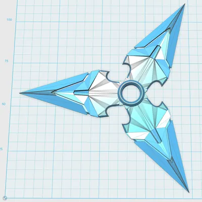 Mô hình phi tiêu 3 cánh (Throwing Star) phong cách Ninja cho Cosplay