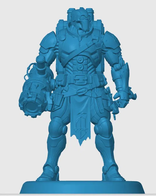 Mô hình Warforged Artificer cho bàn cờ RPG - Image 2