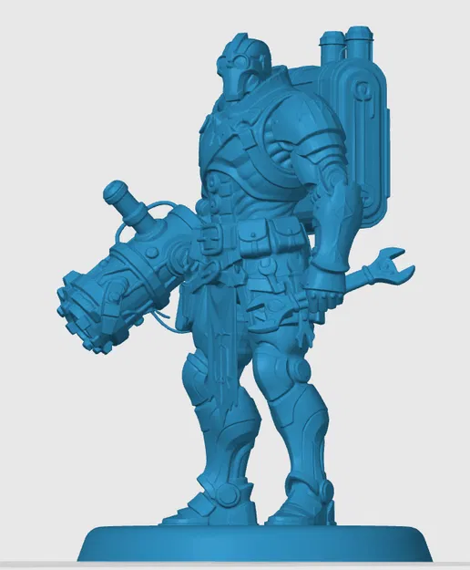 Mô hình Warforged Artificer cho bàn cờ RPG - Image 3