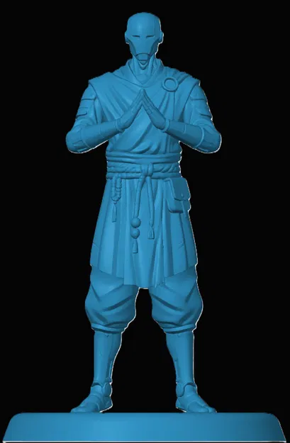 Mô hình Warforged Monk cho game RPG - Image 1