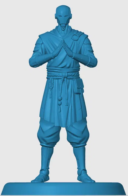 Mô hình Warforged Monk cho game RPG - Image 2