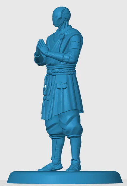 Mô hình Warforged Monk cho game RPG - Image 3