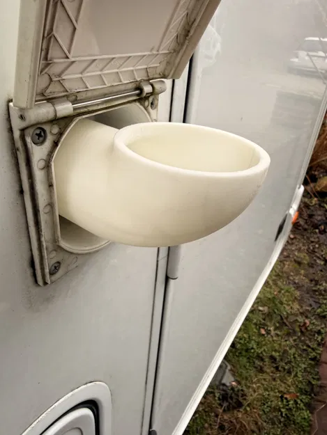 Phễu đổ nước cố định chắc chắn cho xe Caravan và Wohnmobil - Image 1