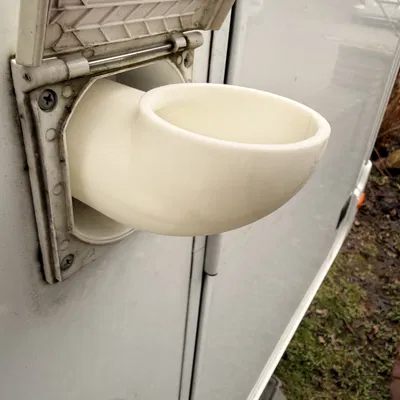 Phễu đổ nước cố định chắc chắn cho xe Caravan và Wohnmobil