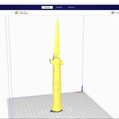 Mô hình dao Stiletto từ CS2: Phụ kiện in 3D cực chất cho game thủ