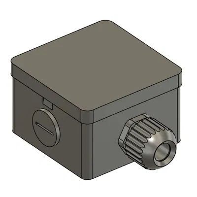 Hộp đấu nối điện 80x80x50mm - Giải pháp bảo vệ mối nối hiệu quả