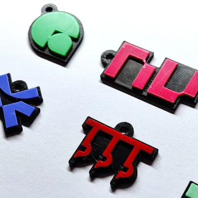 Móc khóa logo các phe phái trong game MARATHON