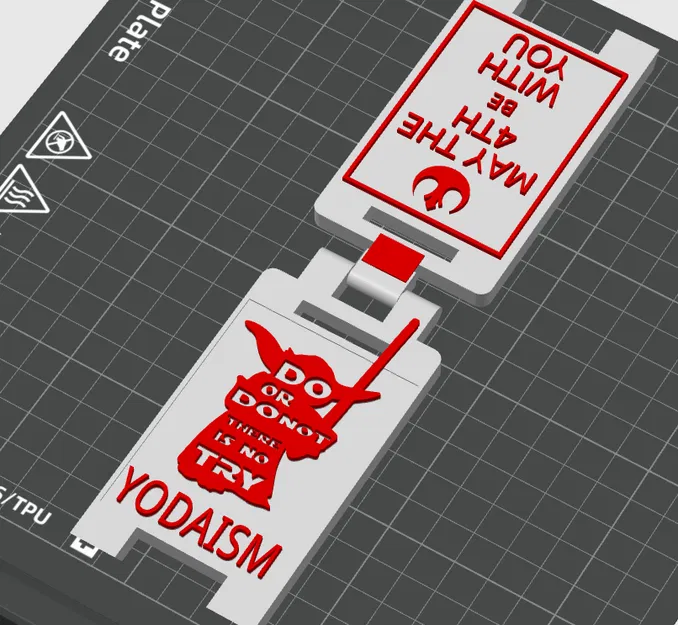 Móc khóa Star Wars Yodaism: Thiết kế 3D cực chất cho fan - Image 1