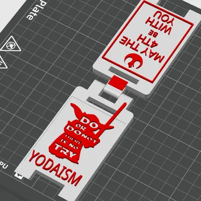 Móc khóa Star Wars Yodaism: Thiết kế 3D cực chất cho fan