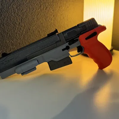 Mô hình súng Malorian Arms của Johnny Silverhand - Cyberpunk 2077