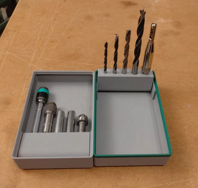 Hộp đựng mũi khoan gập mở cho hệ thống Gridfinity - Image 3