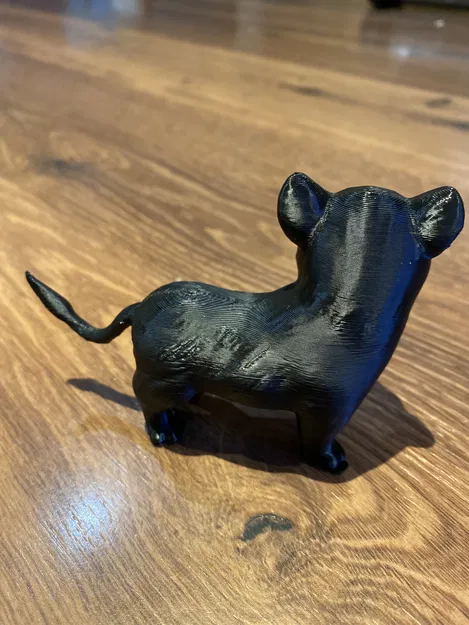 Mô hình sư tử con 3D độc đáo trang trí bàn làm việc - Image 2