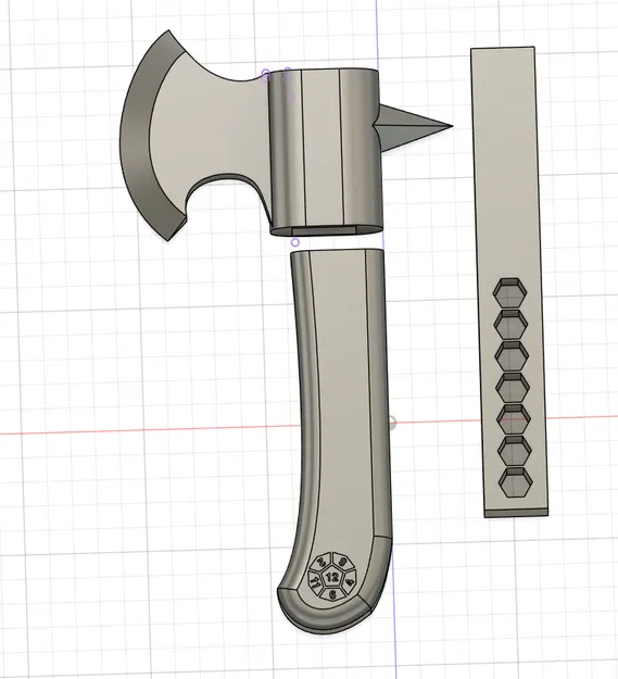 Rìu đựng xúc xắc (Dice holder axe) - Image 1