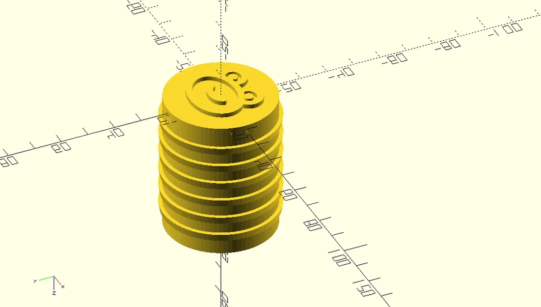 Bộ tạo con lăn và con dấu đất nặn Play-Doh (Công cụ OpenSCAD tùy chỉnh) - Image 3