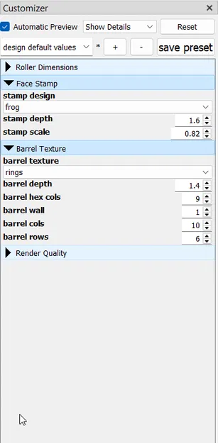 Bộ tạo con lăn và con dấu đất nặn Play-Doh (Công cụ OpenSCAD tùy chỉnh) - Image 4