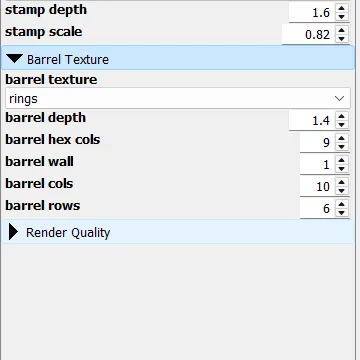 Bộ tạo con lăn và con dấu đất nặn Play-Doh (Công cụ OpenSCAD tùy chỉnh)