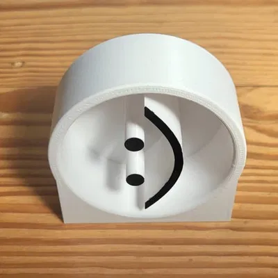 Mô hình mặt cười “:)” in 3D – Vật phẩm trang trí để bàn