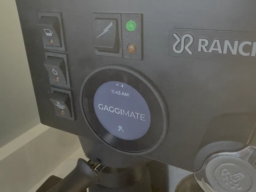 Ngàm gắn âm màn hình Gaggimate cho máy pha cà phê - Image 1