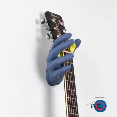 Giá treo đàn guitar hình bàn tay độc đáo - File in 3D nghệ thuật