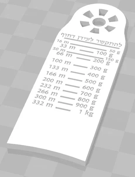 Thước đo nhựa in 3D (Filament Gauge) - Image 5
