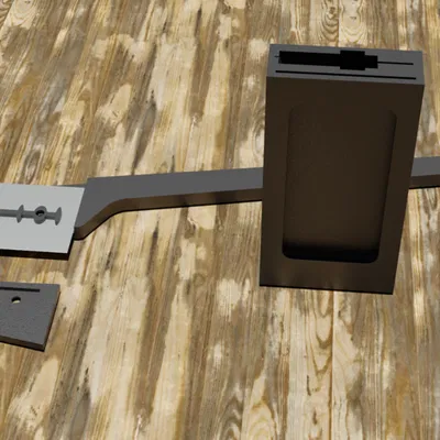 Cán dao cạo kèm vỏ hộp bảo vệ