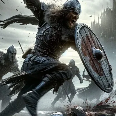 Mô hình 3D chiến binh Viking Storm of Steel dũng mãnh