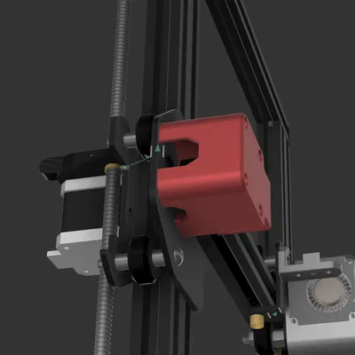 Nắp che công tắc hành trình trục X cho Ender 3 khi chuyển sang ray MGN12