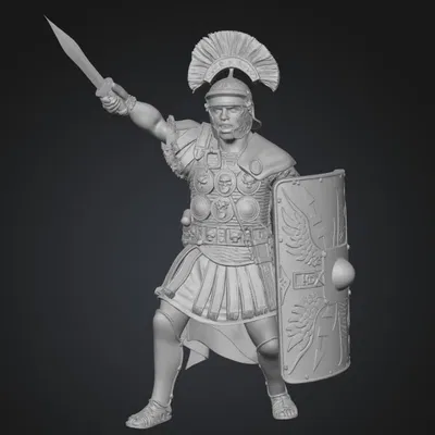 Mô hình chiến binh La Mã (Roman Legionary) in 3D chi tiết cực đẹp