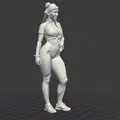 Mô hình 3D Chun-Li trong Street Fighter chất lượng cao - Thumbnail 3