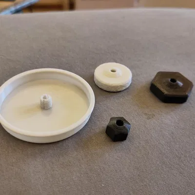 Nắp hộp ngũ cốc Drybox với đầu nối Bowden in 3D hoàn chỉnh