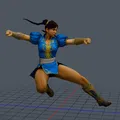 Mô hình 3D Chun-Li Street Fighter chất lượng cao - Thumbnail 1