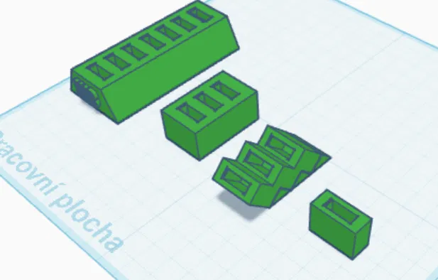 Bộ sưu tập đế cắm USB (USB holder collection) in 3D gọn gàng - Image 1