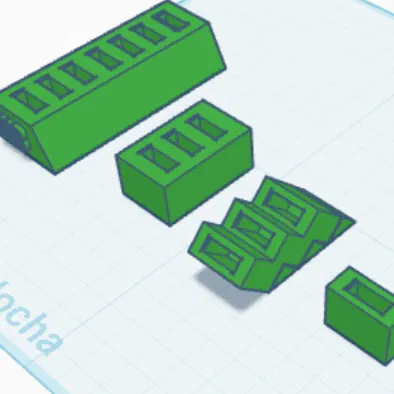 Bộ sưu tập đế cắm USB (USB holder collection) in 3D gọn gàng