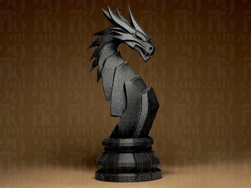 Tượng Rồng Hình Học (Geometric Dragon Statuette) - Image 1