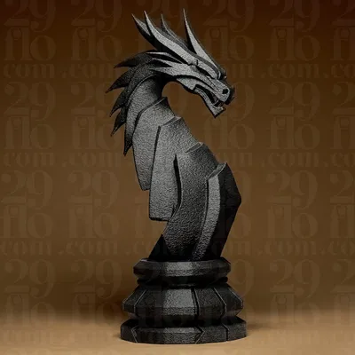 Tượng Rồng Hình Học (Geometric Dragon Statuette)