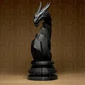 Tượng Rồng Hình Học (Geometric Dragon Statuette) - Thumbnail 2