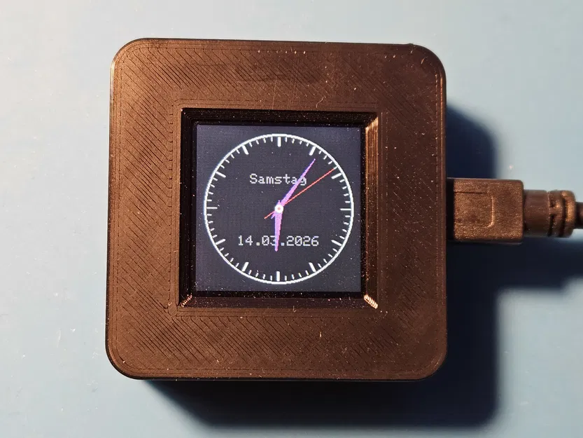 Đồng hồ WLAN dùng ESP8266 D1 Mini và màn hình ST7789 - Image 1