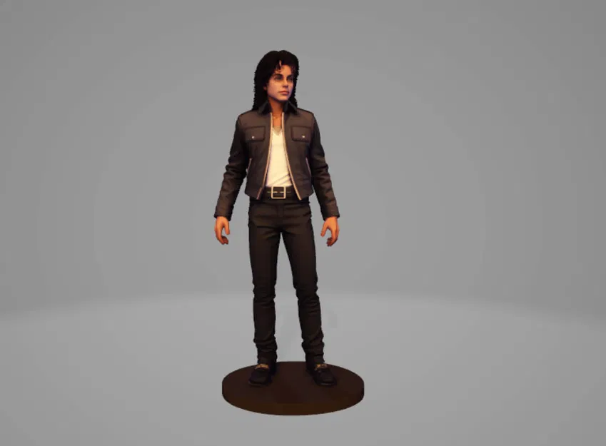 Mô hình 3D tượng Michael Jackson siêu thực cho tín đồ âm nhạc - Image 1