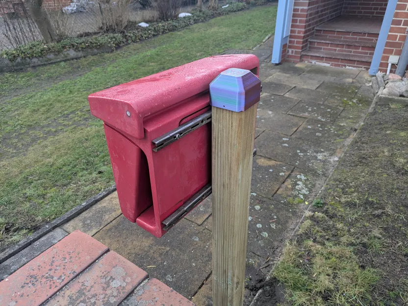 Nắp chụp đầu cột 70x70mm với thiết kế gờ chống nước - Image 3